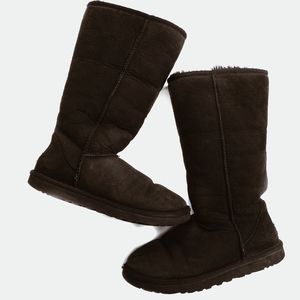 Tall black ugg boots